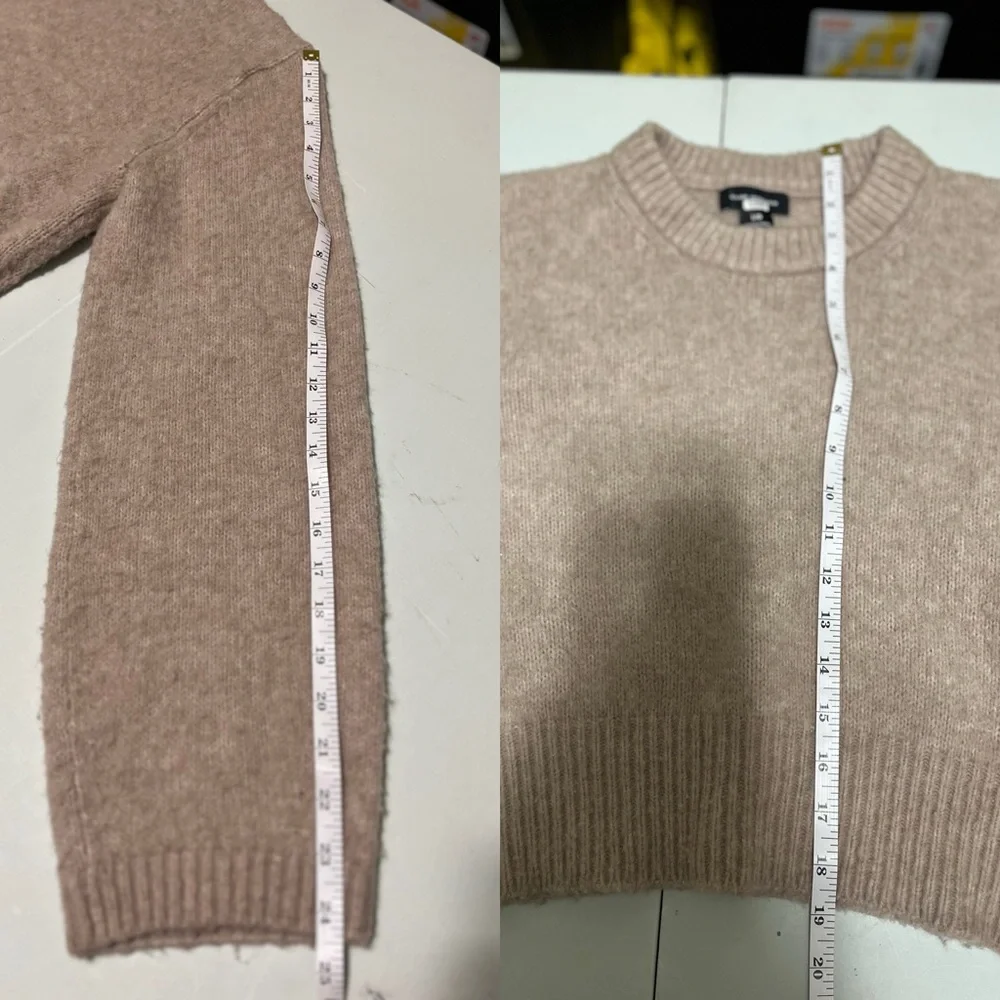 Club Monaco Cable Sleeve Alpaca Blend Sweater - Picture 9 of 11